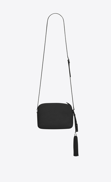 SAINT LAURENT Monogram Lou Donna lou camera bag nera in pelle b_V4